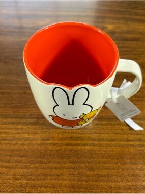Miffy by Magenta White Ceramic Bunny Mug with Orange Interior